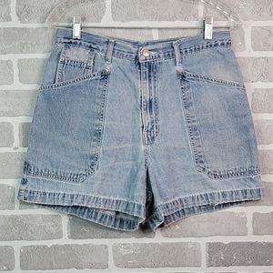 Gitano Jeans Wear Vintage 80's 90's Mom Jean Short With Cart Holder Pocket